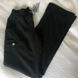 Figs XS black Livingston scrub pant